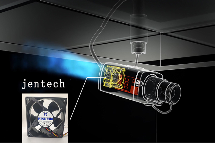 为什么很多高性能监控设备必须安装jentech散热风扇
